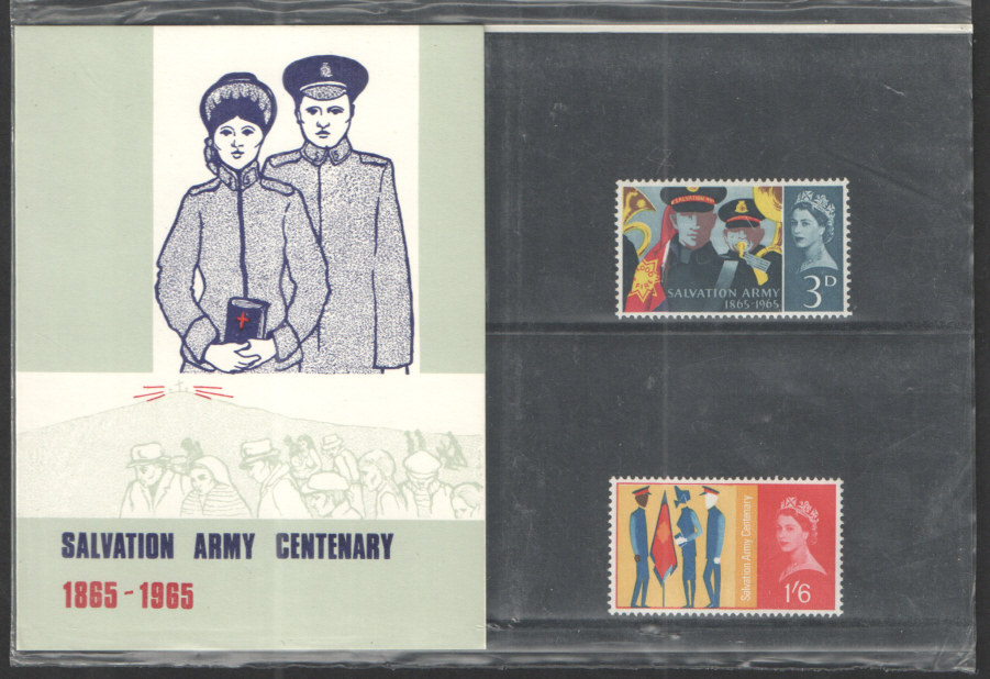 (image for) 1965 Salvation Army Post Office Missed Private Presentation Pack